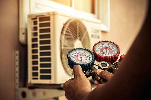 Professional Hvac technician working in Newberry, MI